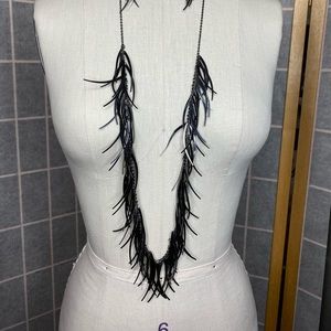 Spikey necklace & earring set